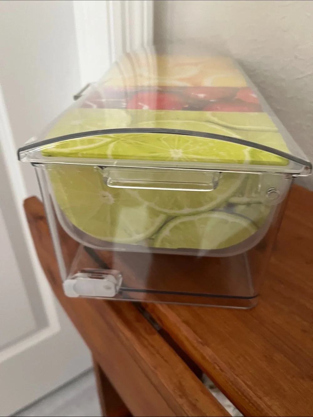 Croton Clear Condiment Caddy Tray  with 4 Removable Trays